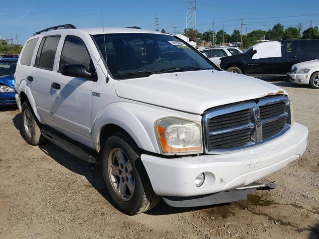 1D4HB48N54F203718 - 2004 DODGE DURANGO SL WHITE photo 1