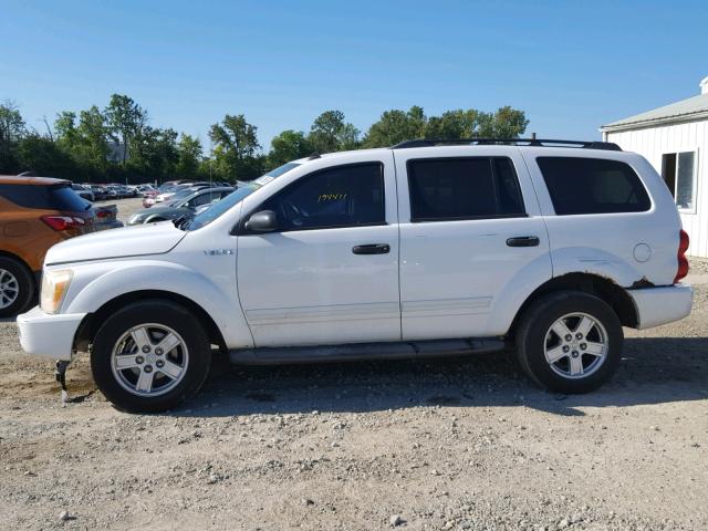 1D4HB48N54F203718 - 2004 DODGE DURANGO SL WHITE photo 9