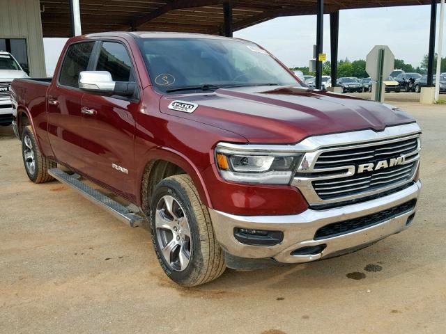 1C6SRFRT4KN538843 - 2019 RAM 1500 LARAM RED photo 1