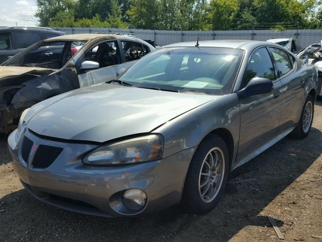 2G2WR544541265456 - 2004 PONTIAC GRAND PRIX GRAY photo 2