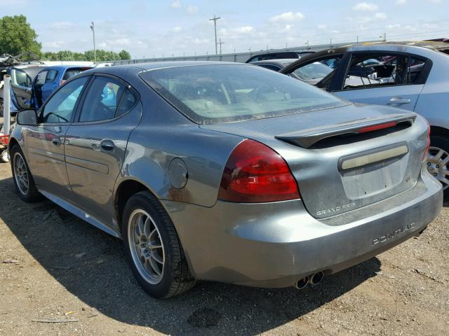 2G2WR544541265456 - 2004 PONTIAC GRAND PRIX GRAY photo 3