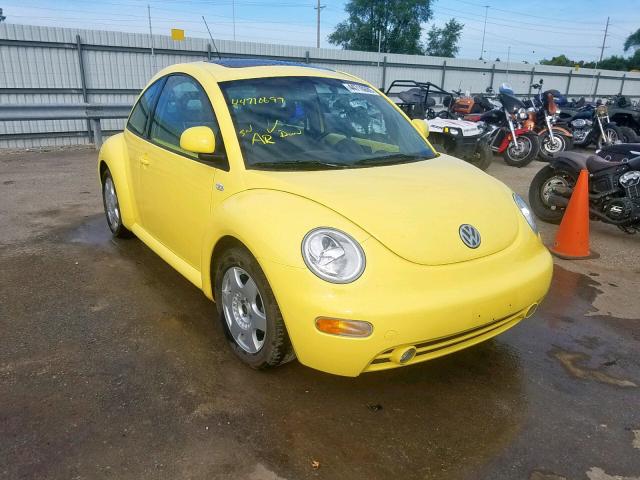 3VWCA21C2YM481891 - 2000 VOLKSWAGEN NEW BEETLE ყვითელი ფოტო 1