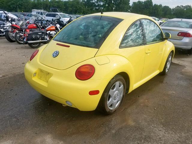 3VWCA21C2YM481891 - 2000 VOLKSWAGEN NEW BEETLE ყვითელი ფოტო 4