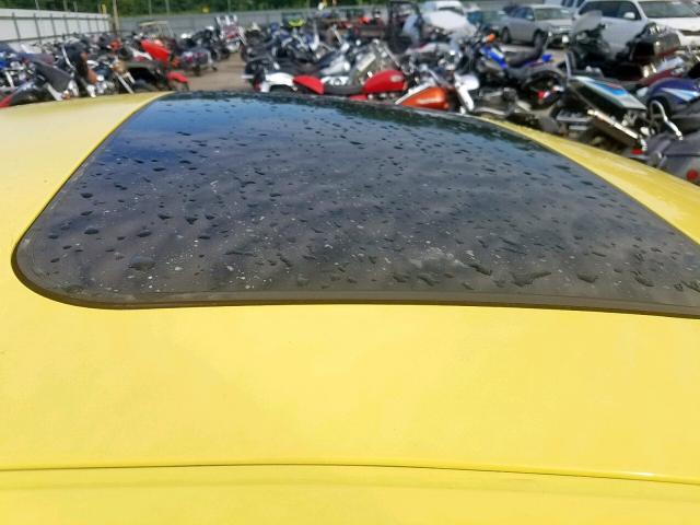 3VWCA21C2YM481891 - 2000 VOLKSWAGEN NEW BEETLE ყვითელი ფოტო 9