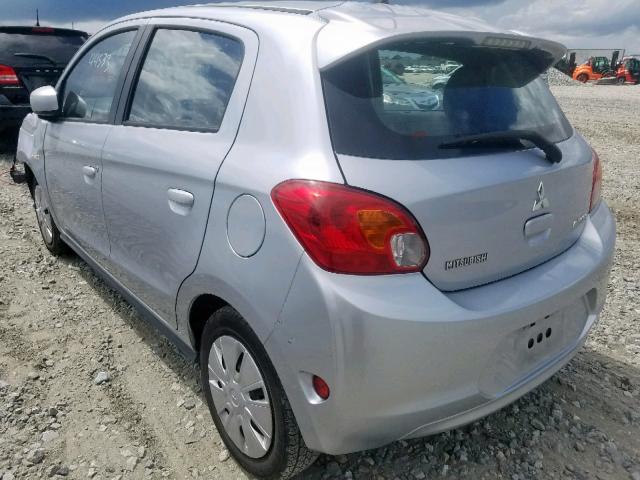 ML32A3HJ6FH041136 - 2015 MITSUBISHI MIRAGE DE SILVER photo 3