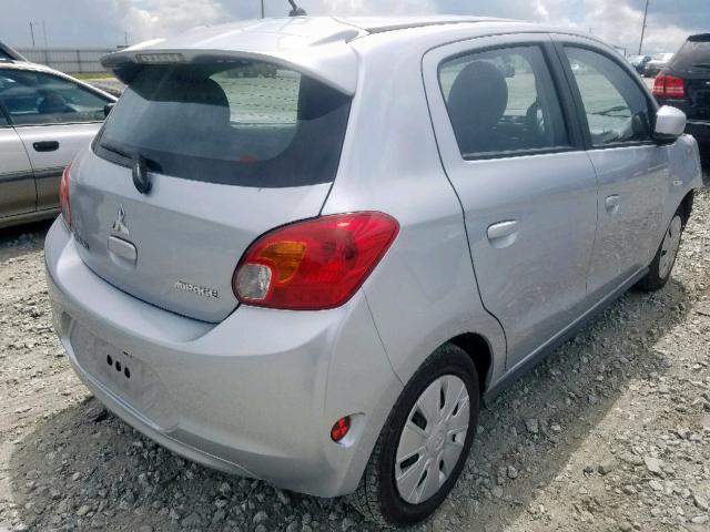 ML32A3HJ6FH041136 - 2015 MITSUBISHI MIRAGE DE SILVER photo 4