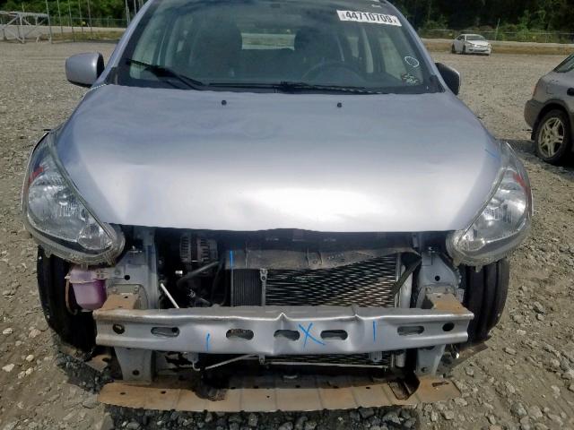 ML32A3HJ6FH041136 - 2015 MITSUBISHI MIRAGE DE SILVER photo 9