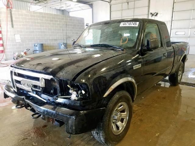 1FTZR45E38PB04509 - 2008 FORD RANGER SUP BLACK photo 2