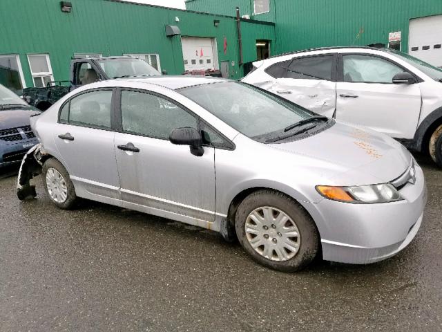 2HGFA16336H037239 - 2006 HONDA CIVIC DX V GRAY photo 1