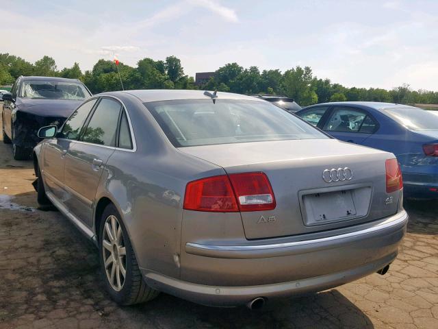 WAULL44EX5N012648 - 2005 AUDI A8 4.2 QUA GRAY photo 3