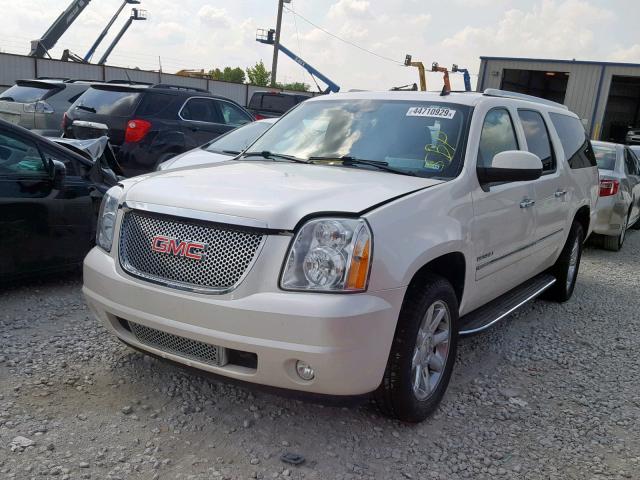 1GKS1MEF5DR361126 - 2013 GMC YUKON XL D CREAM photo 2