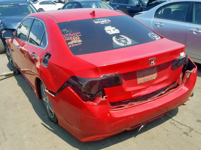 JH4CU2E86CC024218 - 2012 ACURA TSX SE RED photo 3