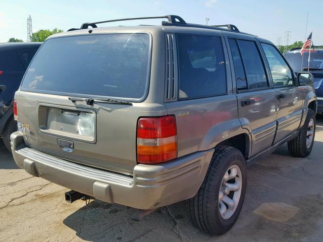 1J4GZ78S6TC245191 - 1996 JEEP GRAND CHER GRAY photo 4