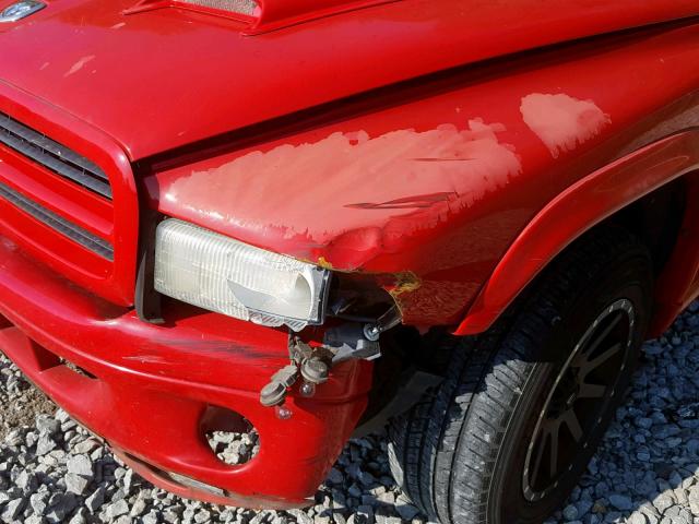 1D7FL36N03S238970 - 2003 DODGE DAKOTA SPO RED photo 9