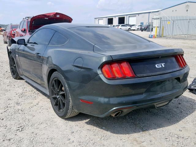 1FA6P8CF0F5354901 - 2015 FORD MUSTANG GT GRAY photo 3