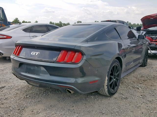 1FA6P8CF0F5354901 - 2015 FORD MUSTANG GT GRAY photo 4