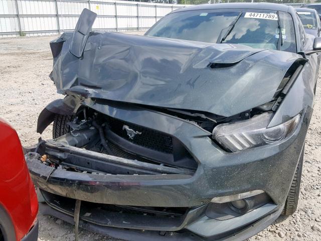 1FA6P8CF0F5354901 - 2015 FORD MUSTANG GT GRAY photo 9