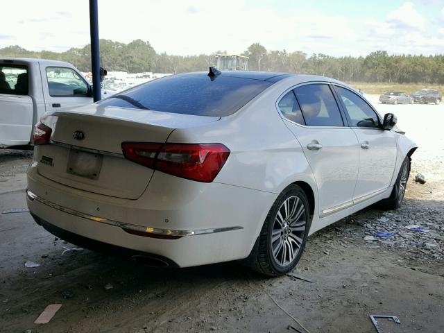 KNALN4D78E5148739 - 2014 KIA CADENZA PR WHITE photo 4