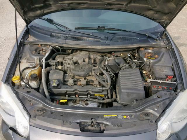 1C3EL45R84N355331 - 2004 CHRYSLER SEBRING LX GRAY photo 7