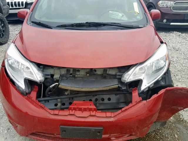 3N1CE2CP2EL418799 - 2014 NISSAN VERSA NOTE RED photo 9