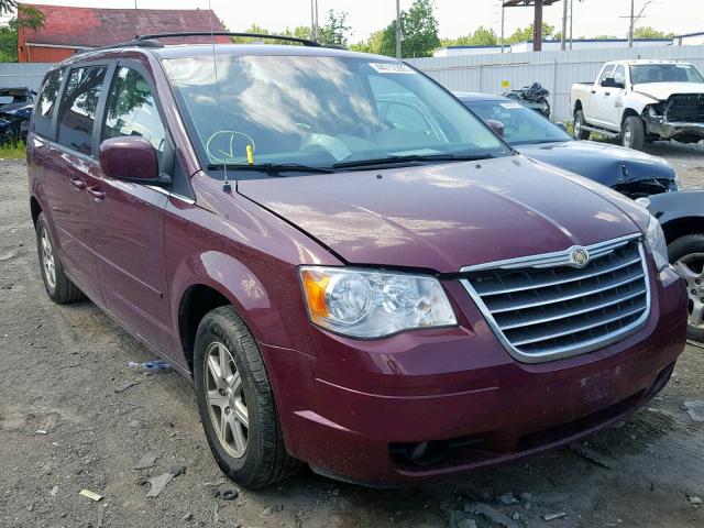 2A8HR54P18R817176 - 2008 CHRYSLER TOWN & COU MAROON photo 1