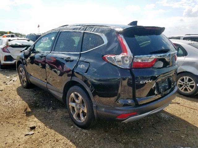 5J6RW2H86HL042608 - 2017 HONDA CR-V EXL BLACK photo 3