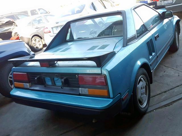 JT2AW15C0F0021279 - 1985 TOYOTA MR2 TEAL photo 4