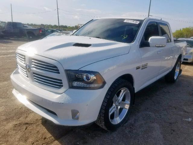 1C6RR6MT4GS389199 - 2016 RAM 1500 SPORT WHITE photo 2