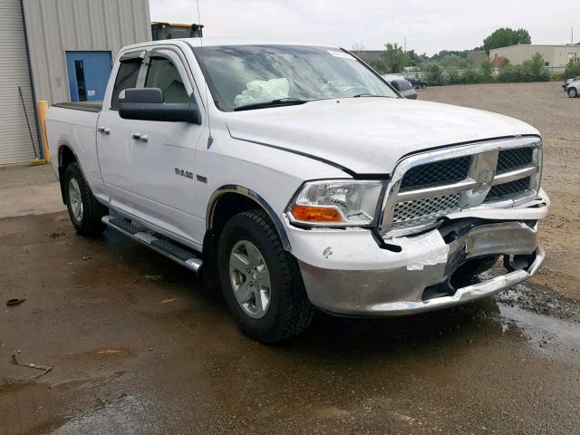 1D7RV1GT1AS152685 - 2010 DODGE RAM 1500 WHITE photo 1