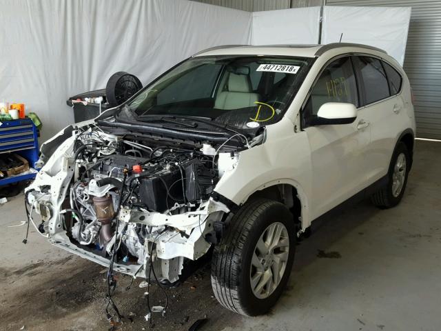 5J6RM3H71GL013180 - 2016 HONDA CR-V EXL WHITE photo 2