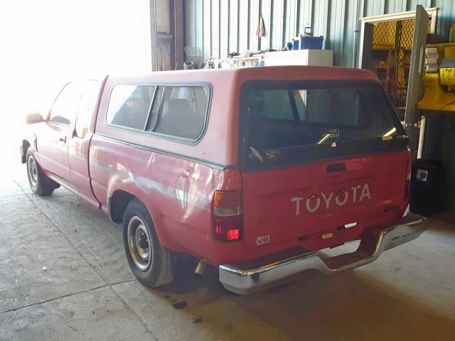 JT4VN93D6M5020837 - 1991 TOYOTA PICKUP 1/2 RED photo 3