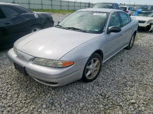 1G3NL52E84C204908 - 2004 OLDSMOBILE ALERO GL SILVER photo 2