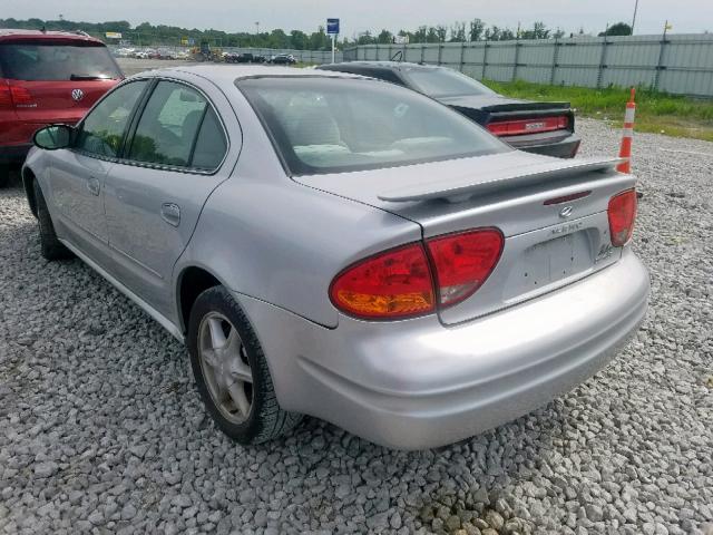 1G3NL52E84C204908 - 2004 OLDSMOBILE ALERO GL SILVER photo 3