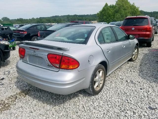 1G3NL52E84C204908 - 2004 OLDSMOBILE ALERO GL SILVER photo 4