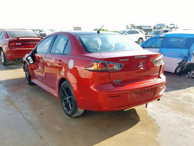 JA32U2FU5HU013106 - 2017 MITSUBISHI LANCER ES RED photo 3