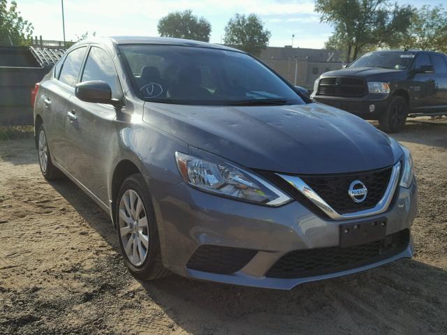 3N1AB7AP6JY218828 - 2018 NISSAN SENTRA S GRAY photo 1