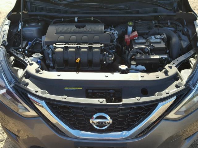 3N1AB7AP6JY218828 - 2018 NISSAN SENTRA S GRAY photo 7