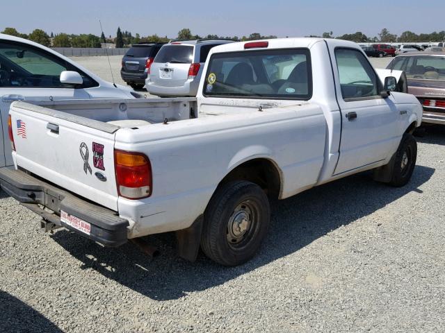 1FTYR10C4WUB34195 - 1998 FORD RANGER WHITE photo 4