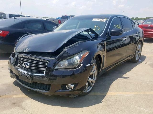 JN1BY1AP8CM332450 - 2012 INFINITI M37 BLACK photo 2