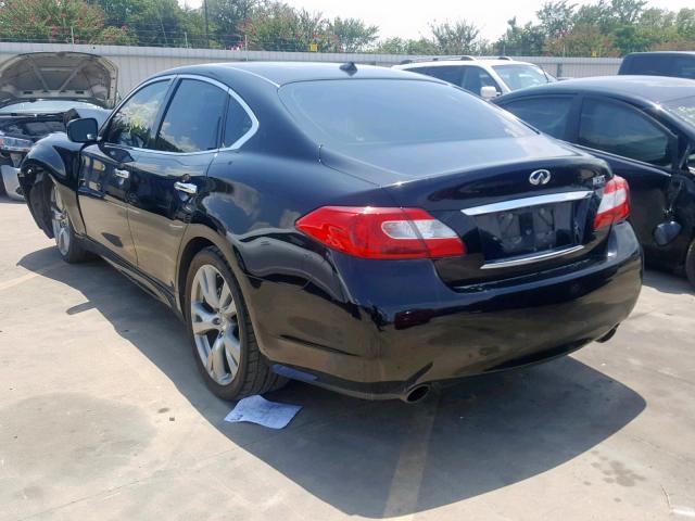 JN1BY1AP8CM332450 - 2012 INFINITI M37 BLACK photo 3