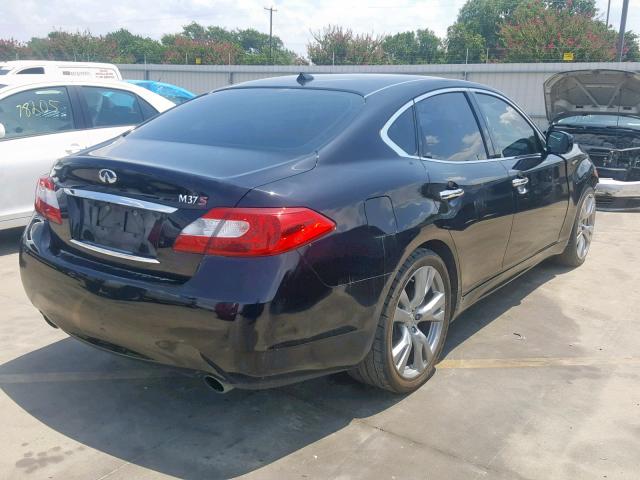 JN1BY1AP8CM332450 - 2012 INFINITI M37 BLACK photo 4