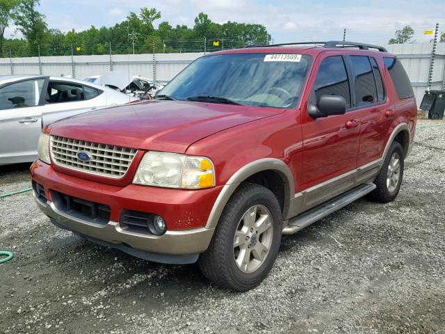 1FMZU74K53UC64050 - 2003 FORD EXPLORER E RED photo 2