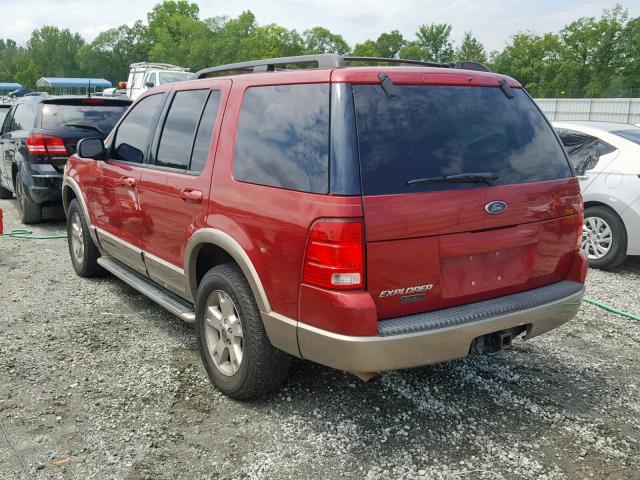 1FMZU74K53UC64050 - 2003 FORD EXPLORER E RED photo 3