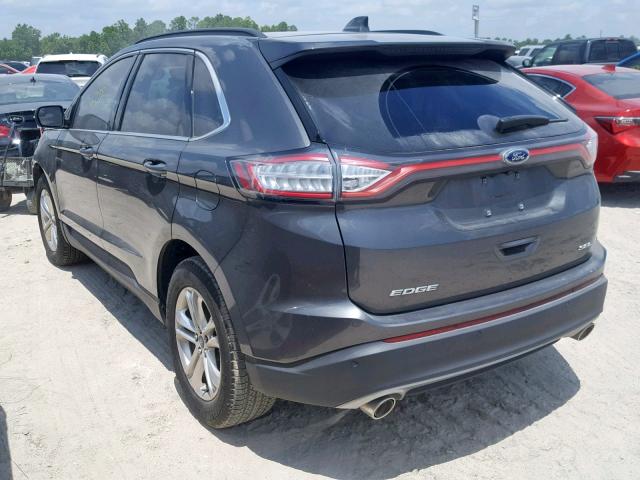 2FMPK3J89JBC26404 - 2018 FORD EDGE SEL GRAY photo 3