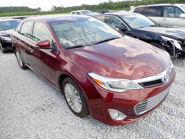 4T1BD1EB9EU019154 - 2014 TOYOTA AVALON HYB BURGUNDY photo 1