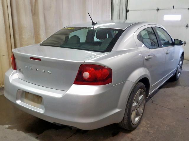 1B3BD4FB3BN553942 - 2011 DODGE AVENGER EX GRAY photo 4