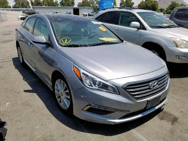 5NPE34AF1FH102460 - 2015 HYUNDAI SONATA SPO SILVER photo 1