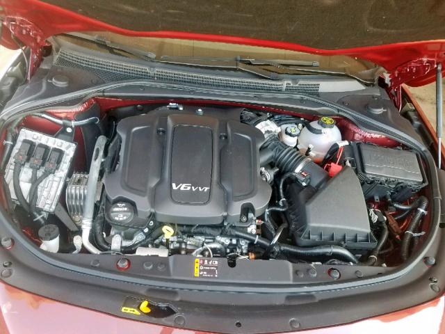 1G4ZP5SS4HU150109 - 2017 BUICK LACROSSE E MAROON photo 7