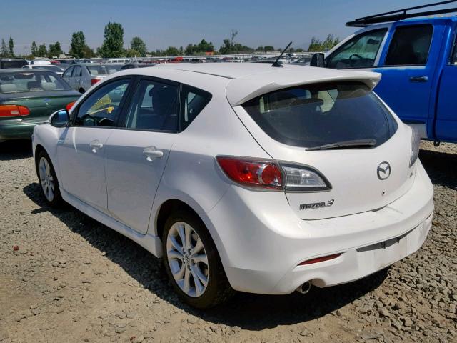 JM1BL1H62A1338316 - 2010 MAZDA 3 S WHITE photo 3