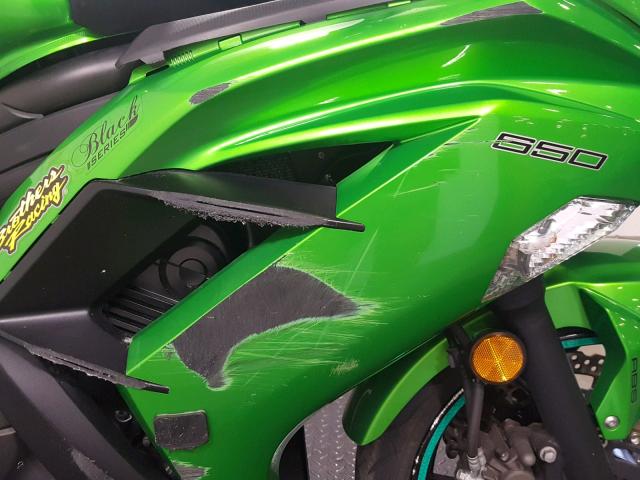 JKAEXEF12FDA19632 - 2015 KAWASAKI EX650 F GREEN photo 11